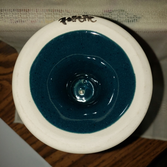 Kent Follette Purple Floral Chalice - Picture 5 of 5